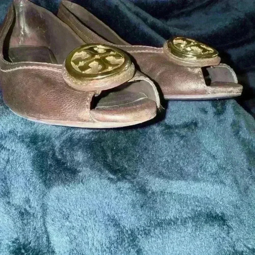 Tory Burch Peep Toe Wedge
